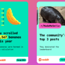 Reddit Recap 2024 is live – here's how to see how your recap, and find out how many bananas you scrolled this year