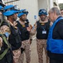 In Lebanon, Guterres highlights challenges and support for peacekeepers